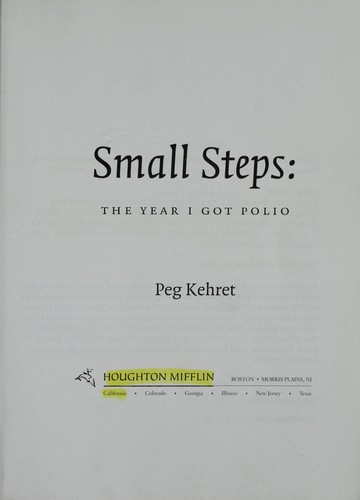 Cover of Small steps : the year I got polio